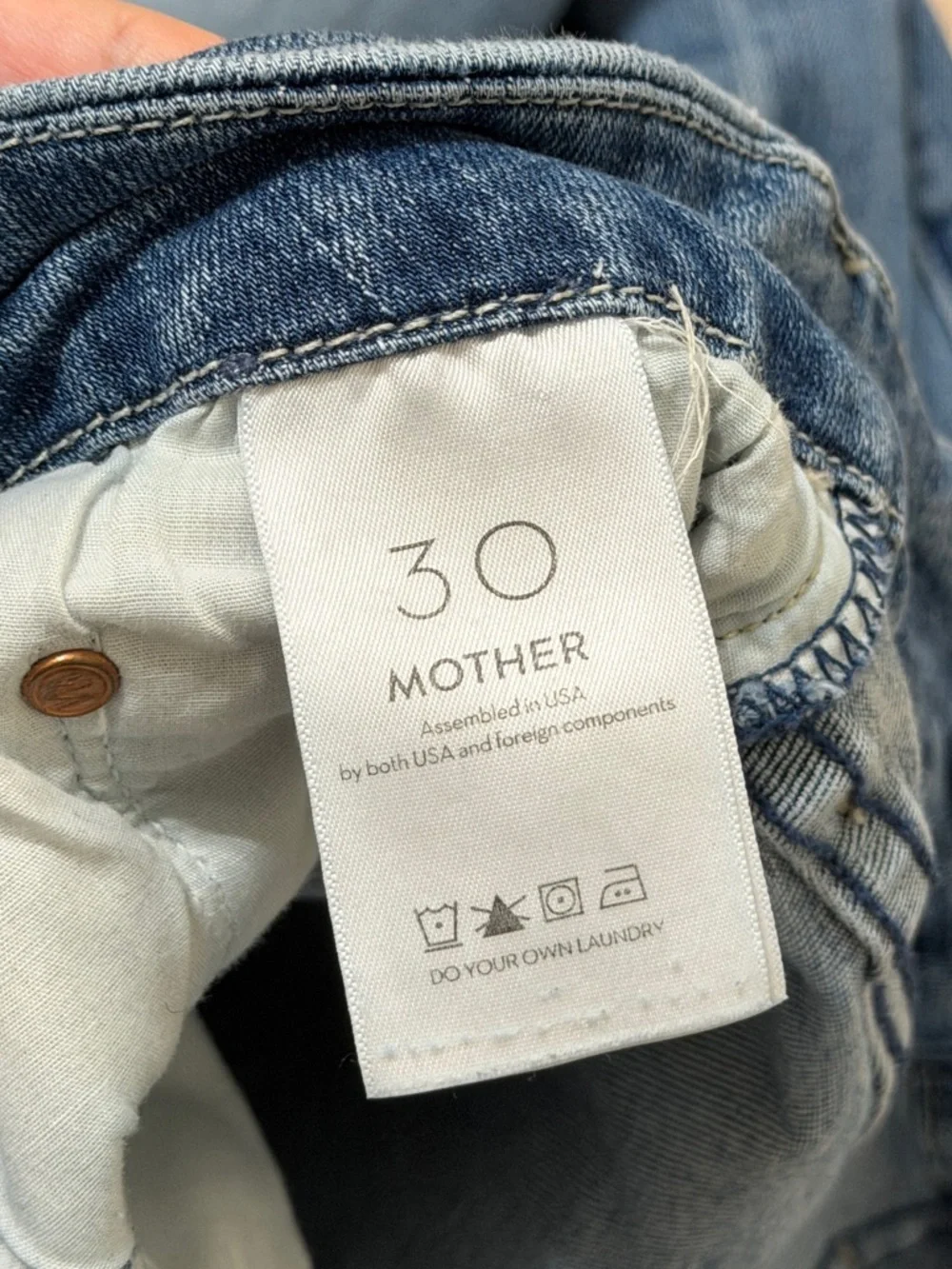 MOTHER The Looker Ankle Denim Size 30 Women’s We the Animals Wash